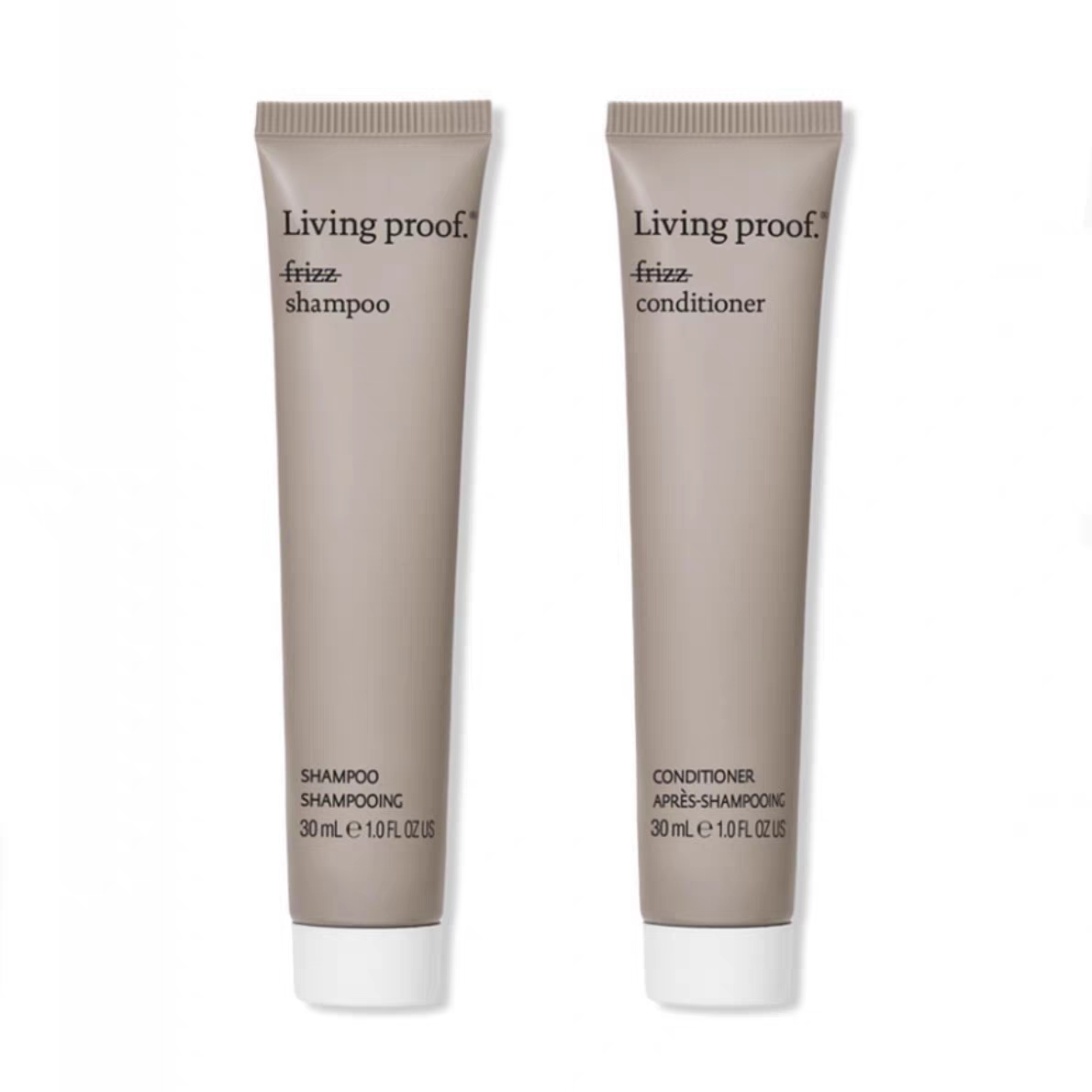 美版 Living proof沙发救星 NoFrizz防毛躁洗发水30ml 护发素30ml
