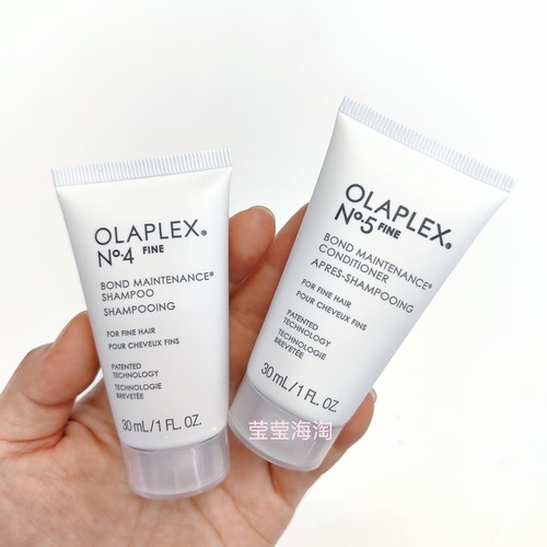 海淘现货 Olaplex/欧拉裴修复修护洗发水4号+5号护发素30ml*2