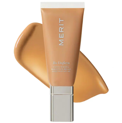 海淘MERIT The Uniform Tinted Mineral 有色矿物防晒面霜 SPF45