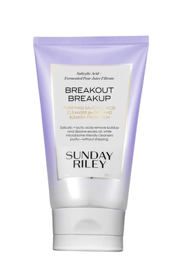 美国海淘 新款Sunday Riley Breakout Breakup水杨酸洗面奶140ml