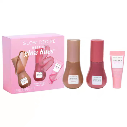 Glow Recipe Best of Glow Hues精华15ml+腮红12ml+唇釉4ml