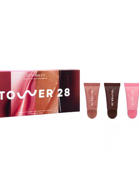 新款Tower 28 Beauty Mini Lil' Softies LipSoftie唇釉套装4*5ml