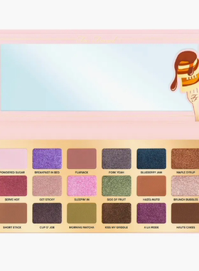 在途 Too Faced Maple Syrup Pancakes 18色眼影 2023新款眼影盘