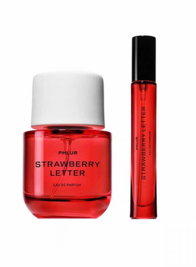 海淘 PHLUR Strawberry Letter花果甜香调中性甜美草莓信香水
