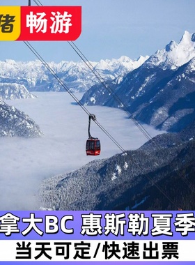 加拿大BC Whistler P2P Gondola 惠斯勒夏季观光缆车5折起