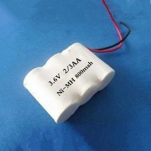 全新 可充电镍氢NI-MH 2/3AA 300mAh 3.6V 电池组 可定做任意组合