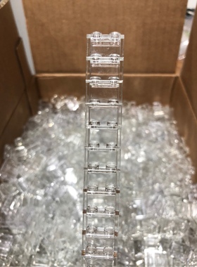 乐高LEGO 零件 1x2 基础砖 透明砖 35743 非高透3065