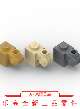 乐高LEGO零件 20310 1x1x2柱子头装饰物 深灰色米色金色 6114992