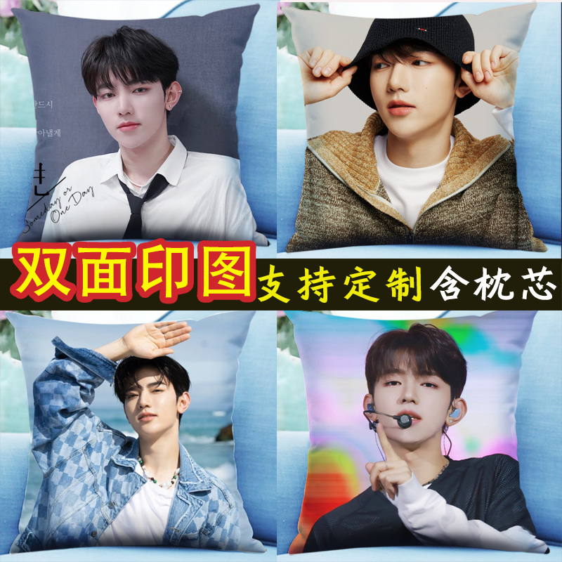 章昊抱枕照片定制双面含芯