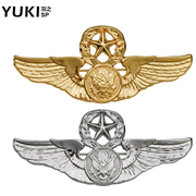 YUKI pin male domineering decorated generals in Europe and America Eagle men''s retro metal badge pin badge cap badge send women men