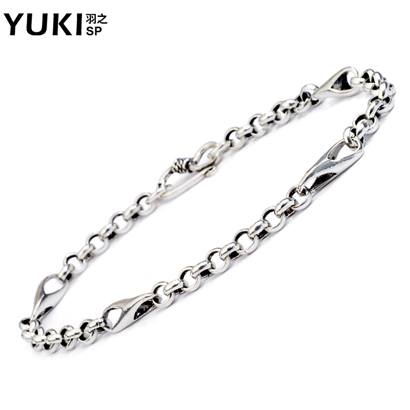 YUKIÄÐÊ¿ÒøÊÖÁ´ Ì©Òøº«°æ ʱÉÐ ÄÐ ÒøÊÎ º«¹úÄÐÉúÈÕÀñÎï³±ÊÖÊÎÆ·