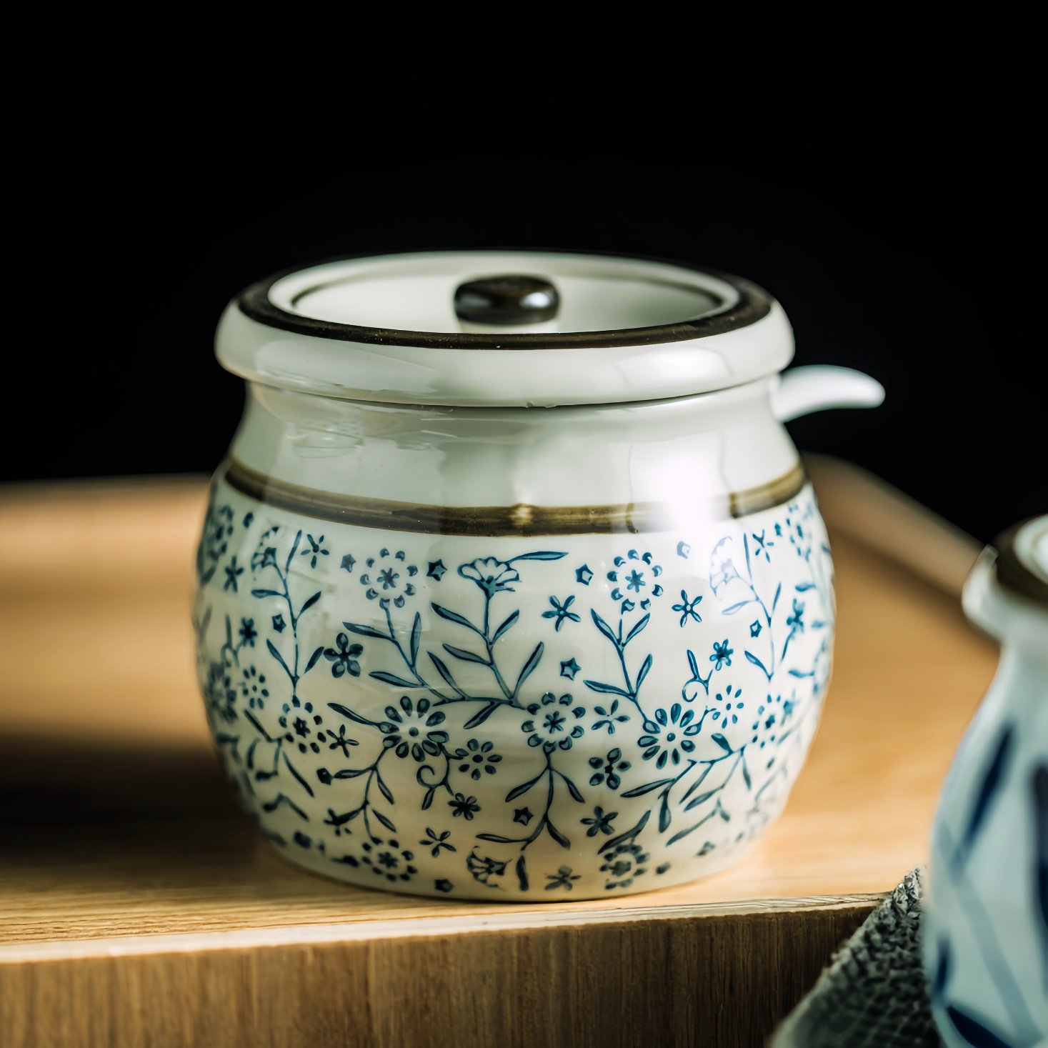 新款调料盒装猪油罐家用陶瓷盐罐调料罐辣椒油专用罐厨房调味罐,厨房/烹饪用具,调味瓶罐/调料研磨器,淘宝优惠券,粉丝福利购,淘宝优惠卷