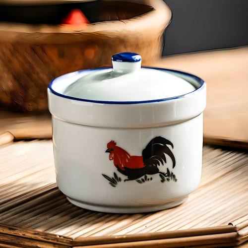 位上汤盅蒸蛋碗带盖炖盅个人专用