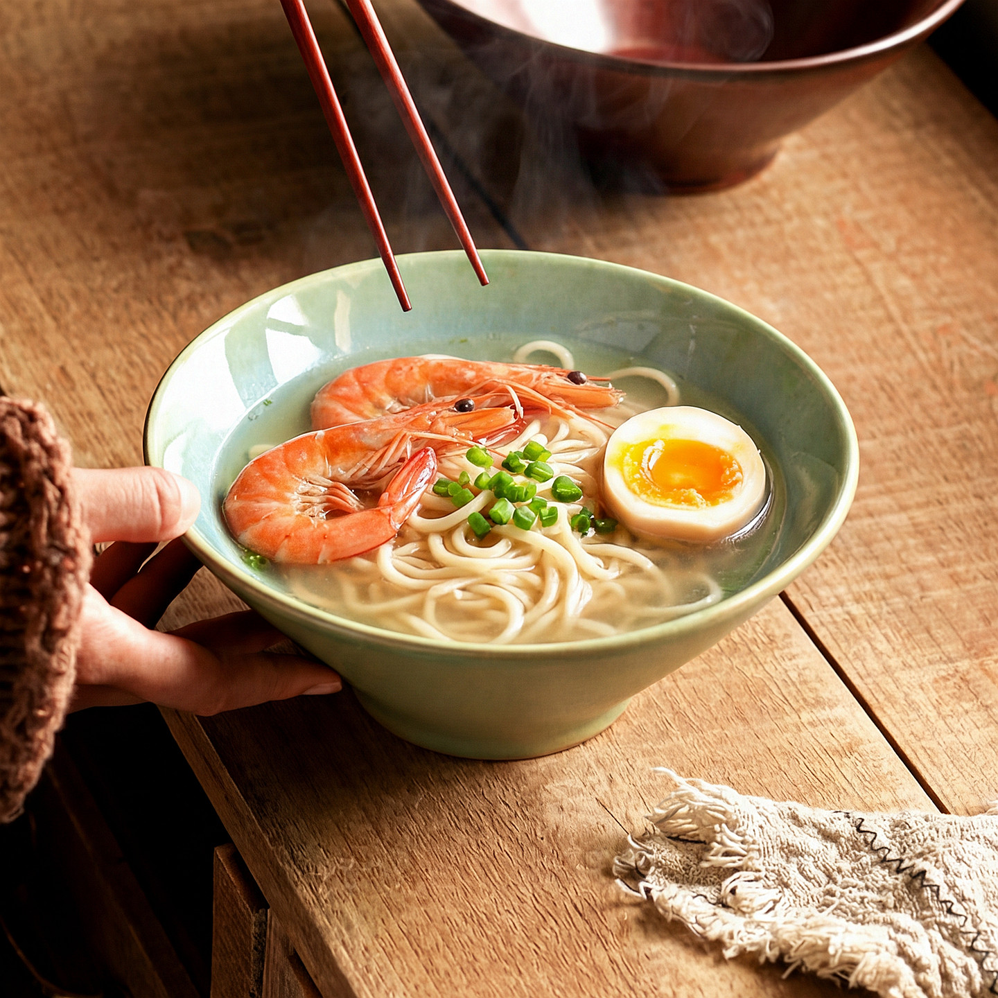 汤碗商用餐饮麻辣烫碗米粉碗面馆专用碗米饭碗大号筷勺日式拉面碗