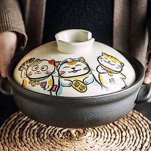 沙煲砂锅家用炖汤耐高温陶瓷锅干烧不裂砂锅煲炖肉煲汤的砂锅汤锅