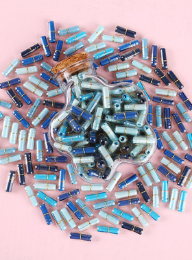 蓝色渐变小纸条年会礼品氛围道具周年庆目标激励时光胶囊许愿瓶