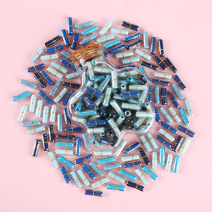 蓝色渐变小纸条年会礼品氛围道具周年庆目标激励时光胶囊许愿瓶