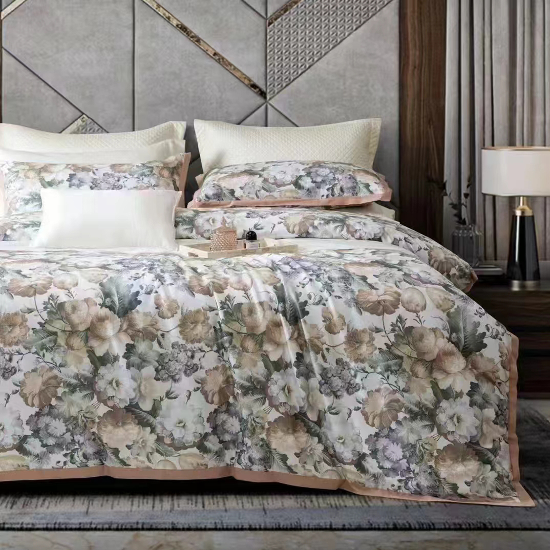 欧美式高端140支全棉磨毛四件套