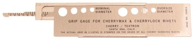 Cherry aerospace 269C3 CherryMax Grip Gauge with Slide 269C3