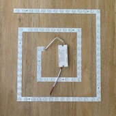 led灯芯方形吸顶灯替换芯光源磁吸灯条灯带灯盘圆形风扇灯led灯板