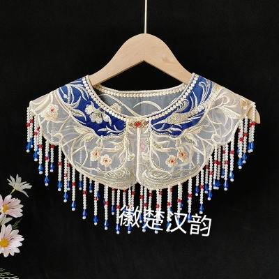 新款云肩明制重工刺绣披肩2025风配饰中国风流苏斗篷配饰品国风