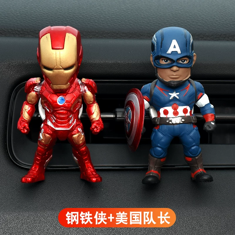 Автомобильный освежитель воздуха The Avengers, вент-клип в виде Железного человека, ароматерапия