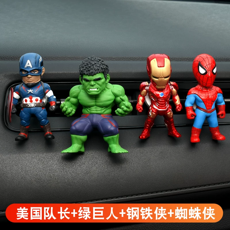 Автомобильный освежитель воздуха The Avengers, вент-клип в виде Железного человека, ароматерапия