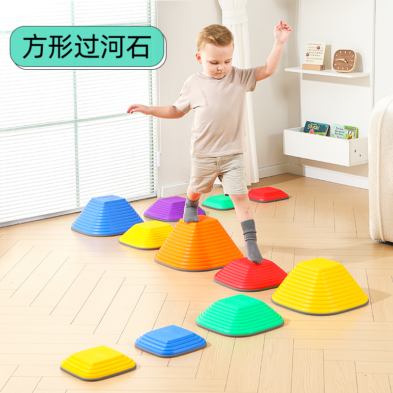 儿童感统训练器材彩虹过河石