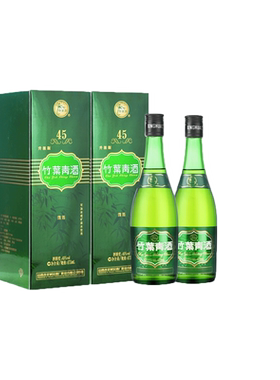 竹叶青酒 45度牧童 竹叶青酒475ML 两盒装