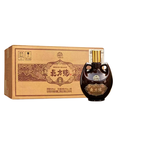 汾酒53度北方烧汾酒475ml*6瓶整箱装山西杏花村清香型粮食白酒