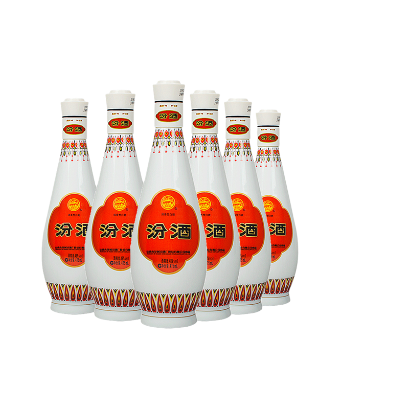 475ml48度乳玻汾酒清香型白酒
