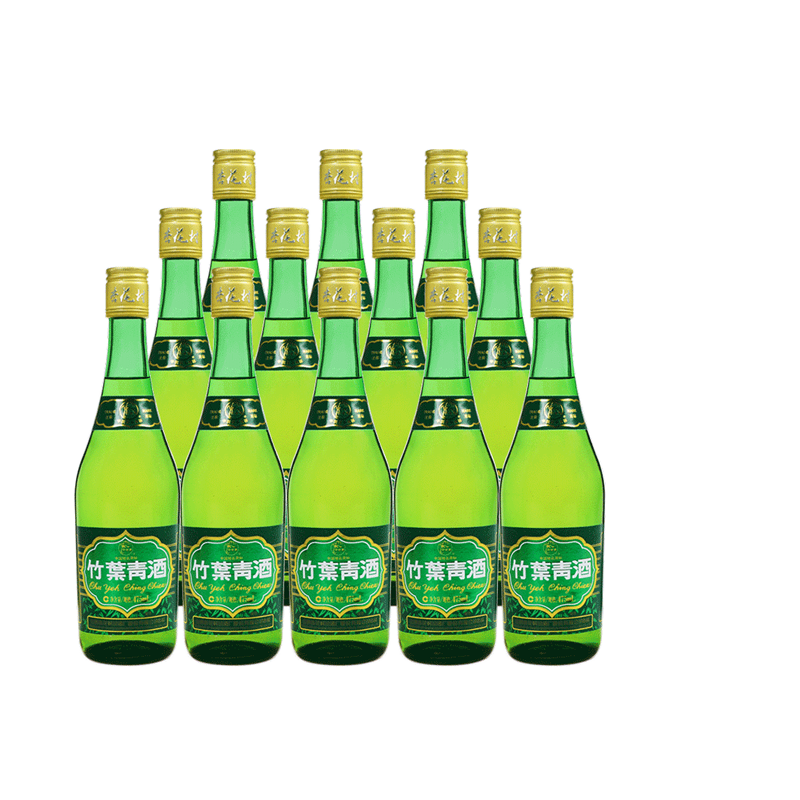 山西竹叶青酒475ml*12瓶玻竹汾酒