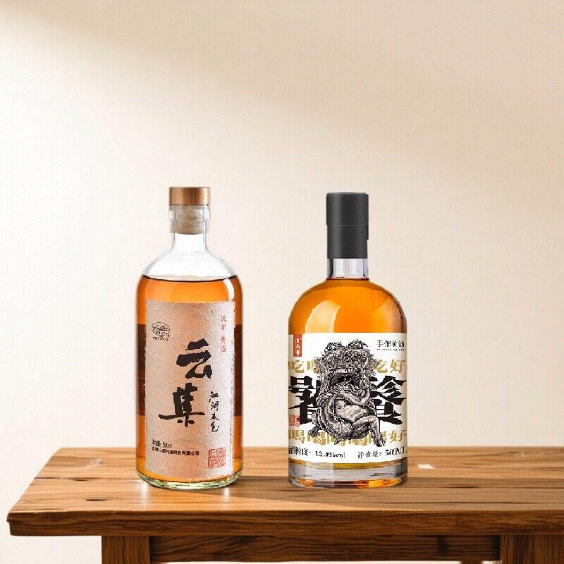 会稽山云集黄酒半甜型绍兴黄酒山海津饕餮十年陈黄酒加饭酒花雕酒