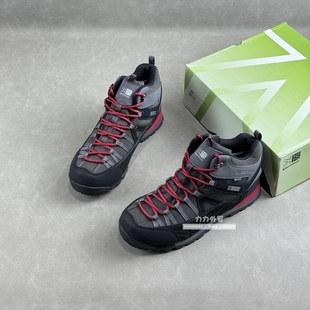 驴友硬货！英国原单男士中帮全防水防滑耐磨户外越野徒步登山鞋