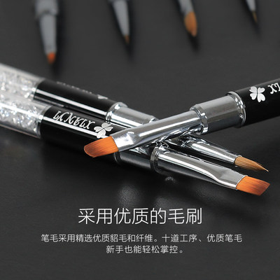 美甲笔刷套装 笔画花笔拉线美甲套笔全套日式甲油胶超细专业极细