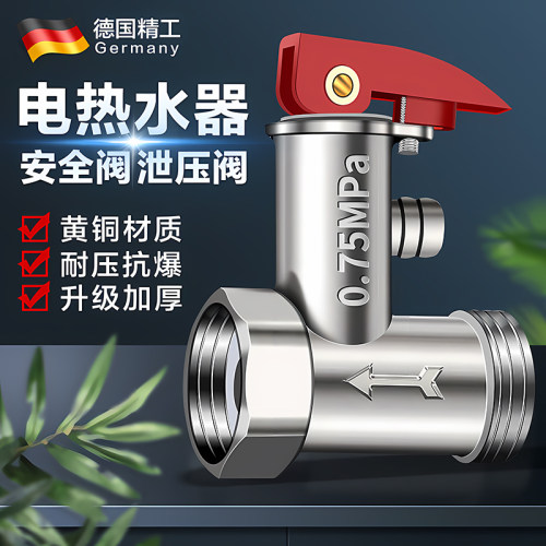 【德国精工】全铜加厚精品安全阀