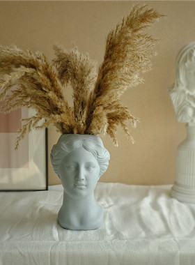 北欧艺术品花器维纳斯头像