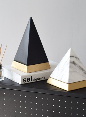 轻奢金字塔北欧风格橱柜装饰品