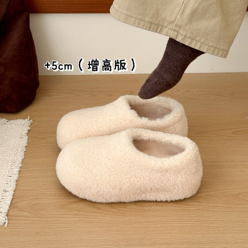 加绒保暖全包勃肯鞋毛毛鞋雪地靴