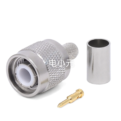TNC-C-J-4 TNC公压接50-4/LMR240电缆 TNC-C-J21射频连接器
