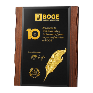 木质奖牌授权牌定制金属麦穗水晶奖杯定做高端加盟授权代理商牌匾