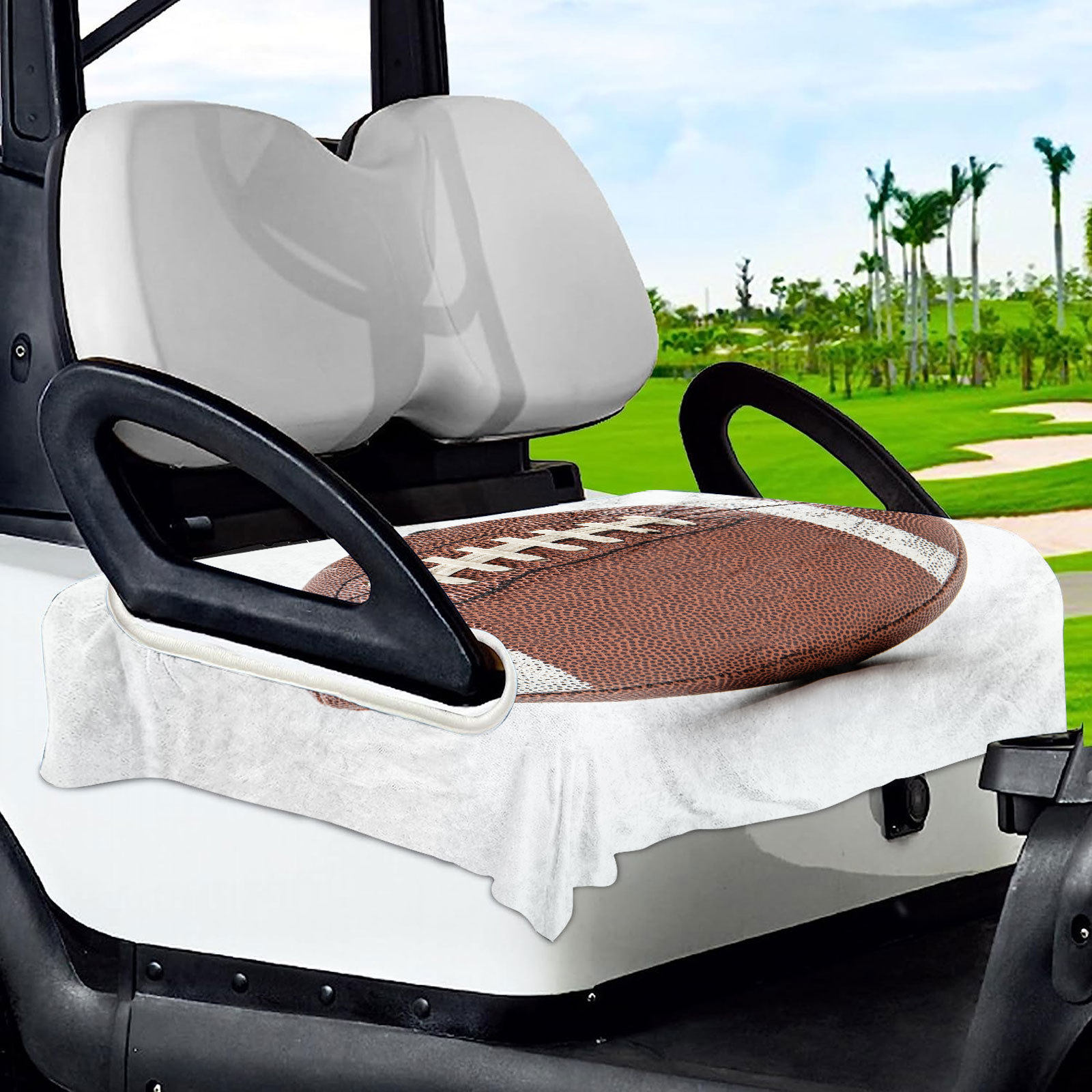 新品高尔夫球车座套高尔夫球车座椅毛巾毯坐垫易于清洁安装球系列