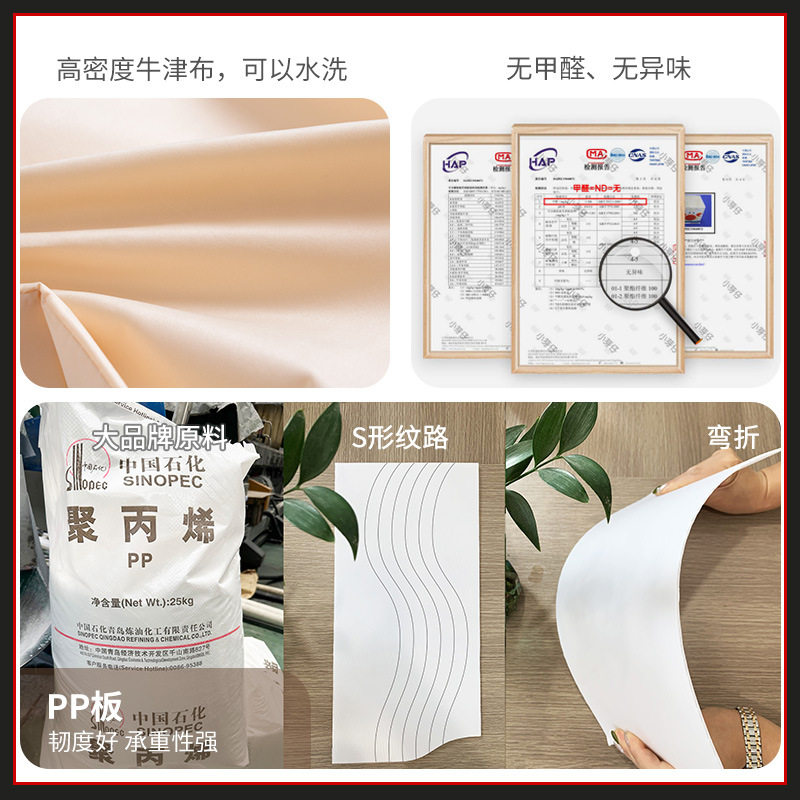 中古风家用收纳箱布艺折