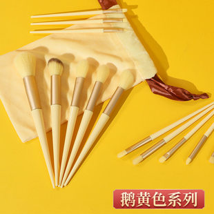 13支化妆刷套装超软纤维毛粉底修容刷黄油粉扑饼干干湿两用美妆蛋