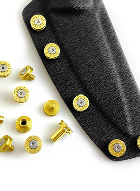 KYDEX枪套螺丝配件 黄铜底火快拨鞘螺丝零件 钢火螺丝DIY 腰夹钉