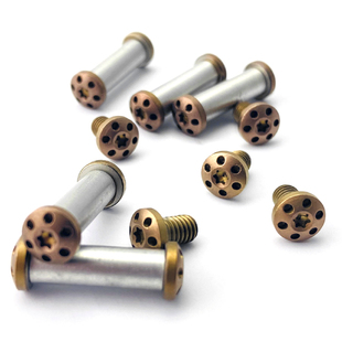 CNC刀柄不锈钢刀柄对锁扣螺丝钉 折叠刀主轴螺丝DIY刀具折刀配件