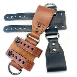 植鞣革头层牛皮腰带皮带扣 K鞘配套装饰 直刀刀鞘携带系统皮带扣
