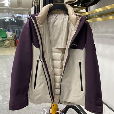 可拆卸鹅绒内胆！冬季男士羽绒服