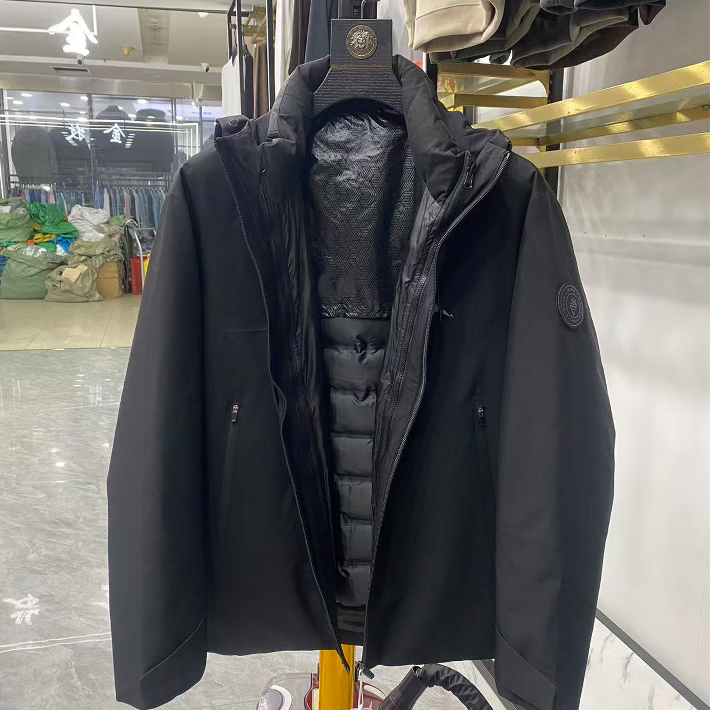 可脱卸！内胆单穿！90鹅绒羽绒服