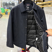 商务轻薄款 翻领羽绒服男保暖帅气外套 90鹅绒